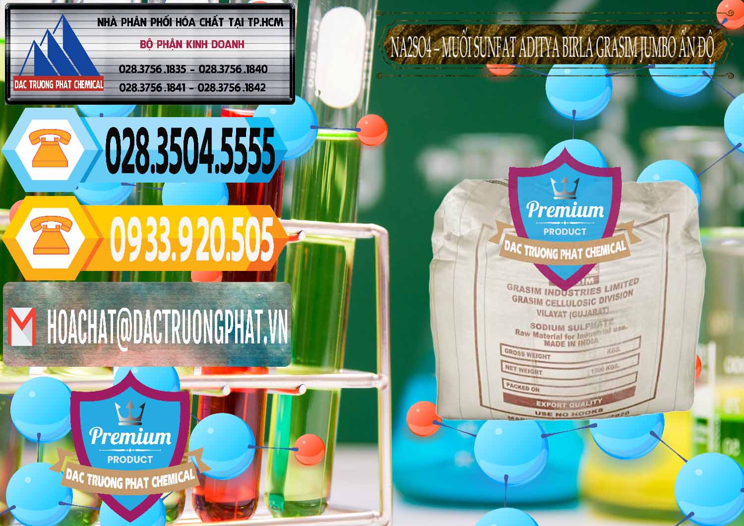 Đơn vị chuyên bán ( phân phối ) Sodium Sulphate - Muối Sunfat Na2SO4 Jumbo Bành Aditya Birla Grasim Ấn Độ India - 0357 - Chuyên kinh doanh - phân phối hóa chất tại TP.HCM - hoachattayrua.net