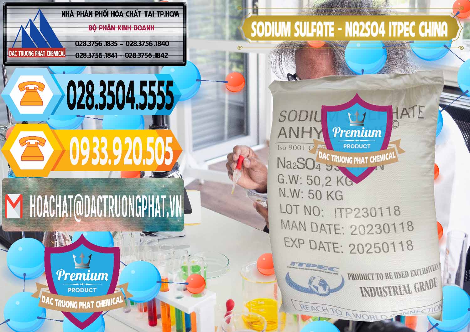 Chuyên bán & cung cấp Sodium Sulphate - Muối Sunfat Na2SO4 ITPEC Trung Quốc China - 0340 - Cty nhập khẩu - cung cấp hóa chất tại TP.HCM - hoachattayrua.net
