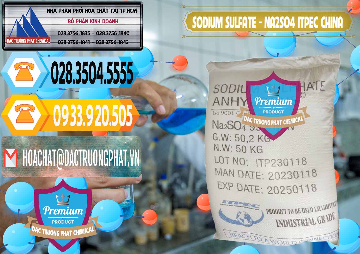 Chuyên cung cấp ( bán ) Sodium Sulphate - Muối Sunfat Na2SO4 ITPEC Trung Quốc China - 0340 - Cty chuyên cung cấp ( bán ) hóa chất tại TP.HCM - hoachattayrua.net