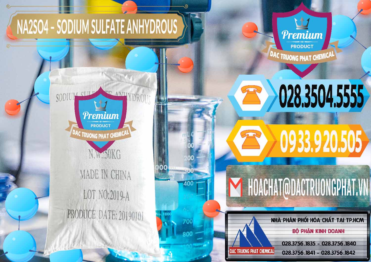 Nơi cung cấp & bán Sodium Sulphate - Muối Sunfat Na2SO4 PH 6-8 Trung Quốc China - 0099 - Chuyên phân phối - bán hóa chất tại TP.HCM - hoachattayrua.net