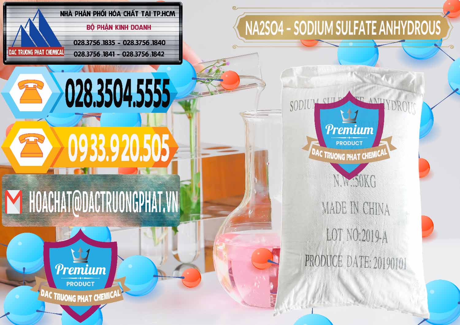 Đơn vị chuyên phân phối - bán Sodium Sulphate - Muối Sunfat Na2SO4 PH 6-8 Trung Quốc China - 0099 - Cty phân phối và cung cấp hóa chất tại TP.HCM - hoachattayrua.net