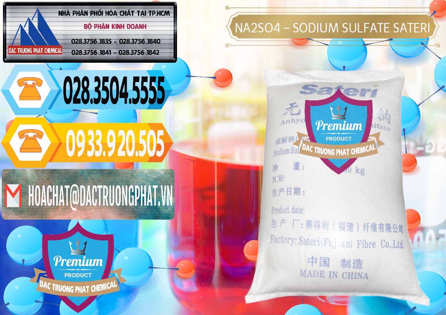 Cty chuyên bán - cung ứng Sodium Sulphate - Muối Sunfat Na2SO4 Sateri Trung Quốc China - 0100 - Nhà cung cấp và nhập khẩu hóa chất tại TP.HCM - hoachattayrua.net