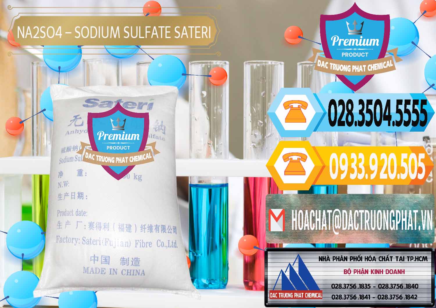 Đơn vị kinh doanh > bán hóa chất Muối Sulfate × Powder Natri Sulfate Sateri Trung Quốc China Đơn vị kinh doanh ( bán ) Sodium Sulphate - Muối Sunfat Na2SO4 Sateri Trung Quốc China - 0100 - Cty phân phối - cung ứng hóa chất tại TP.HCM - hoachattayrua.net