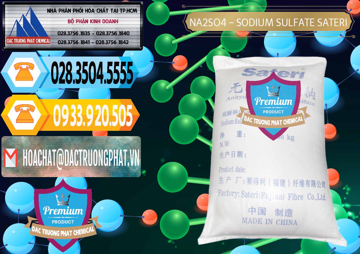 Đơn vị kinh doanh > bán hóa chất Muối Sulfate × Powder Natri Sulfate Sateri Trung Quốc China Đơn vị kinh doanh & bán Sodium Sulphate - Muối Sunfat Na2SO4 Sateri Trung Quốc China - 0100 - Chuyên cung cấp & kinh doanh hóa chất tại TP.HCM - hoachattayrua.net