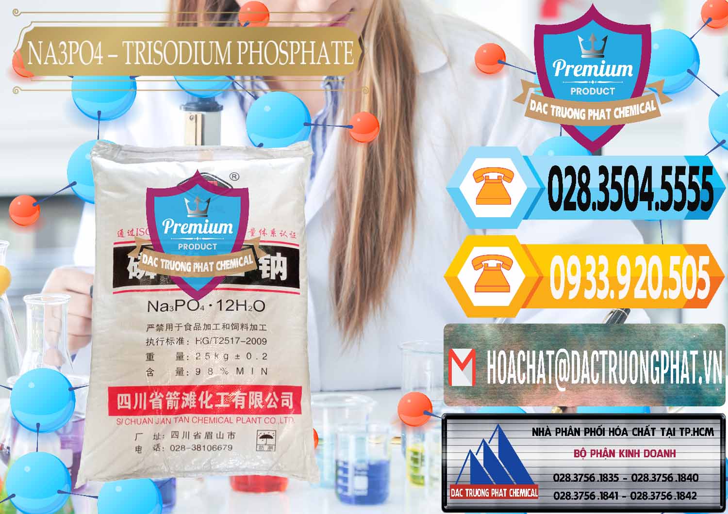 Công ty kinh doanh và bán Na3PO4 – Trisodium Phosphate Trung Quốc China JT - 0102 - Đơn vị chuyên kinh doanh _ phân phối hóa chất tại TP.HCM - hoachattayrua.net
