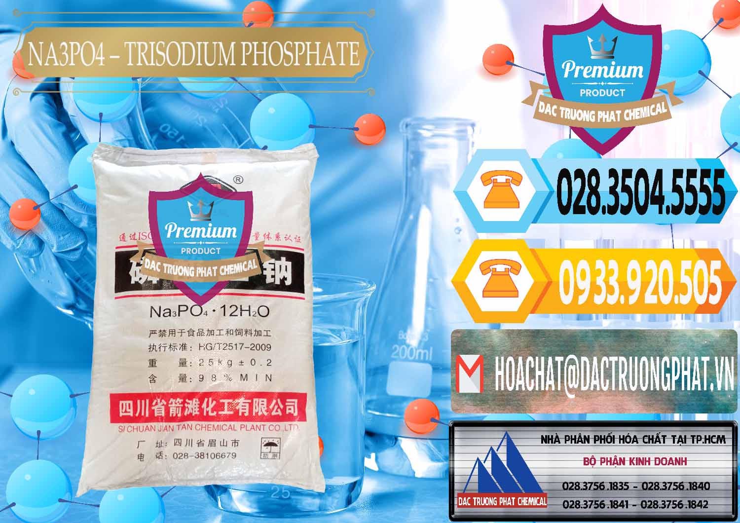 Công ty cung ứng ( bán ) Na3PO4 – Trisodium Phosphate Trung Quốc China JT - 0102 - Nơi chuyên kinh doanh & phân phối hóa chất tại TP.HCM - hoachattayrua.net