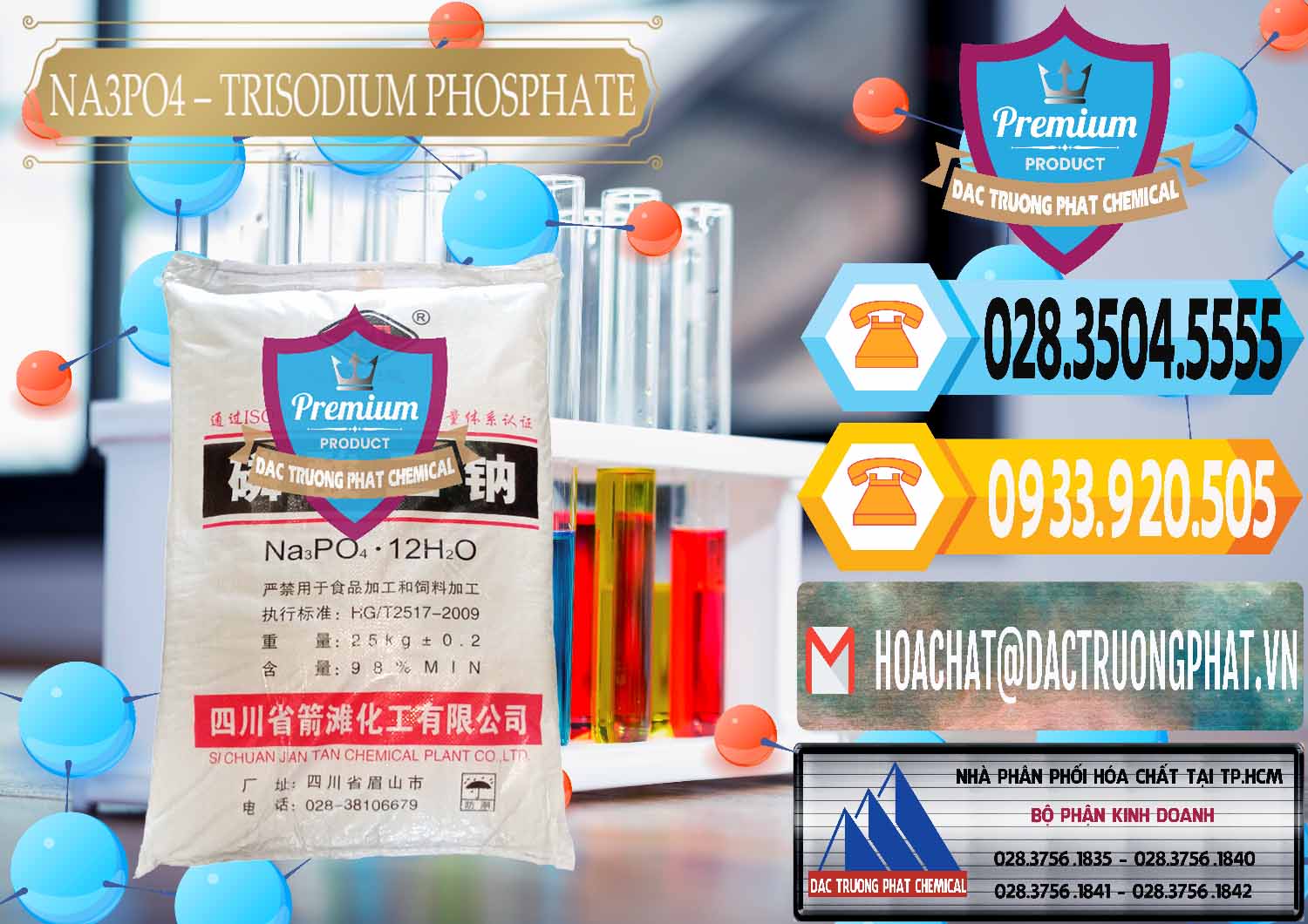Cty chuyên cung ứng ( bán ) Na3PO4 – Trisodium Phosphate Trung Quốc China JT - 0102 - Công ty phân phối và cung cấp hóa chất tại TP.HCM - hoachattayrua.net