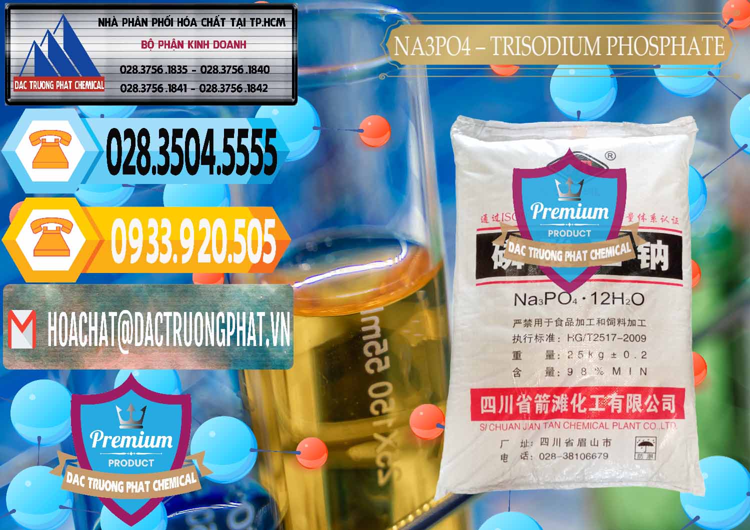 Cty cung ứng và bán Na3PO4 – Trisodium Phosphate Trung Quốc China JT - 0102 - Cung ứng và phân phối hóa chất tại TP.HCM - hoachattayrua.net