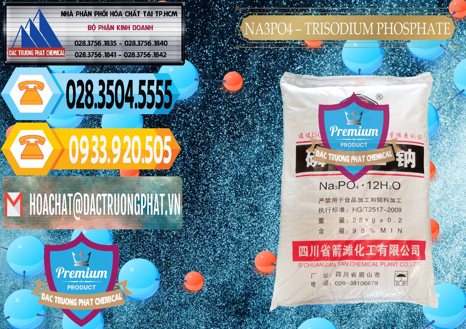 Cty chuyên bán và cung ứng Na3PO4 – Trisodium Phosphate Trung Quốc China JT - 0102 - Nhà cung cấp và phân phối hóa chất tại TP.HCM - hoachattayrua.net