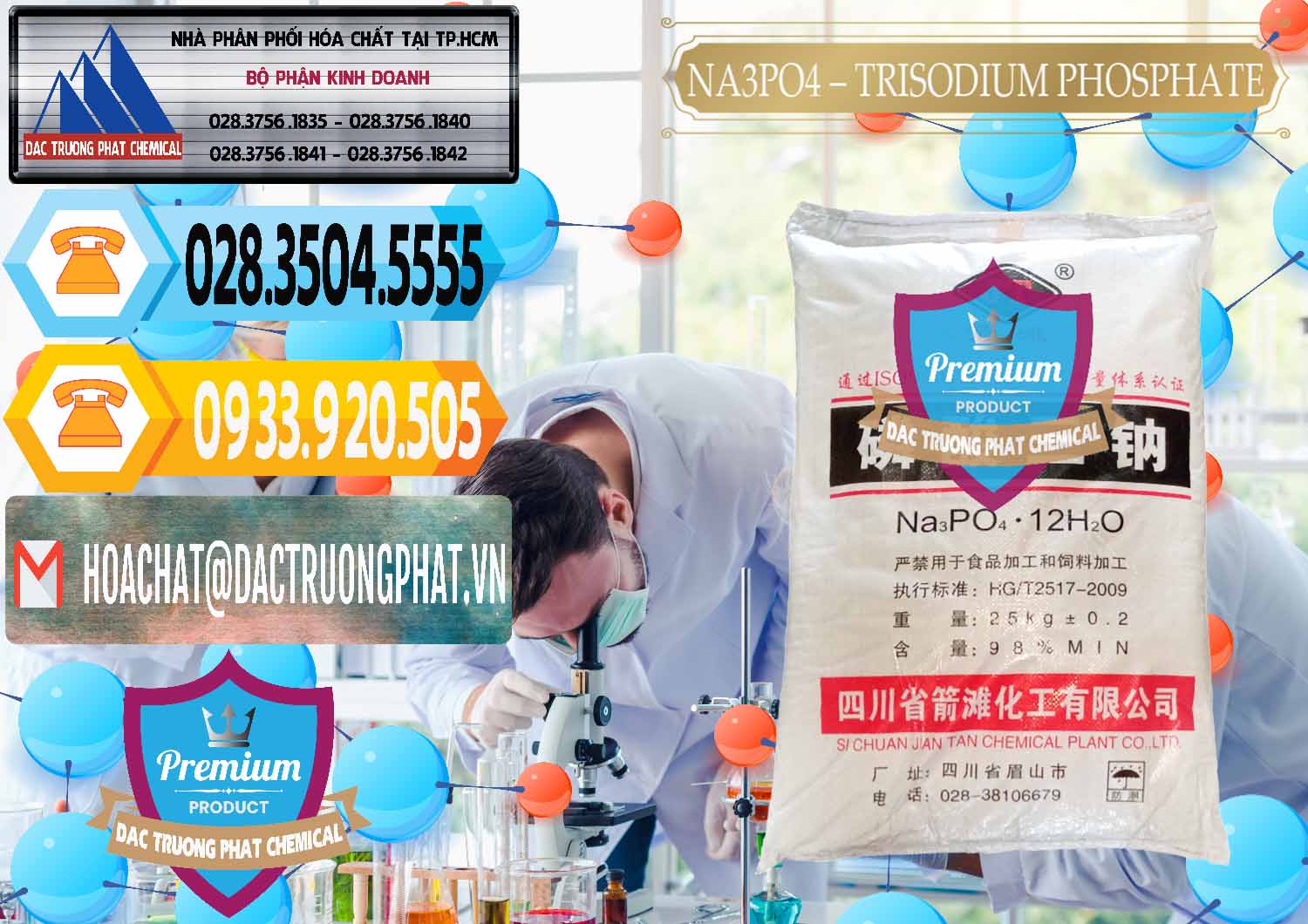 Chuyên cung cấp & bán Na3PO4 – Trisodium Phosphate Trung Quốc China JT - 0102 - Bán _ phân phối hóa chất tại TP.HCM - hoachattayrua.net