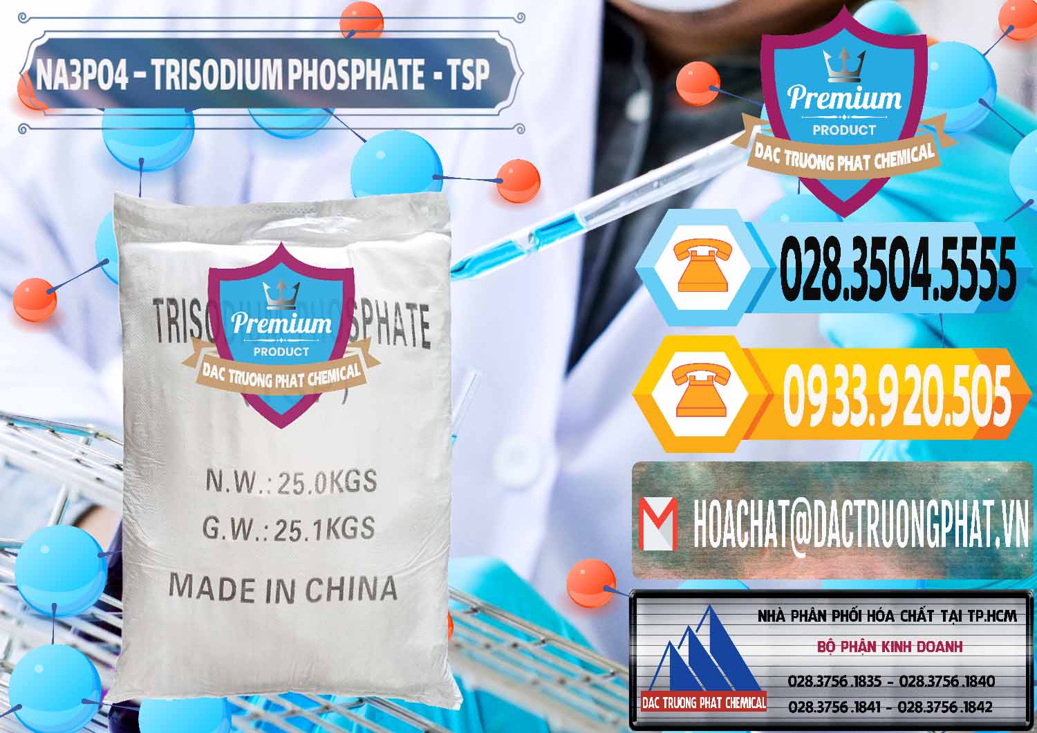 Công ty chuyên phân phối - bán Na3PO4 – Trisodium Phosphate Trung Quốc China TSP - 0103 - Đơn vị chuyên cung ứng & phân phối hóa chất tại TP.HCM - hoachattayrua.net