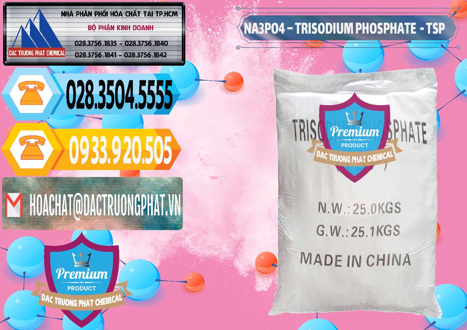 Nơi chuyên cung ứng { bán } hóa chất Trisodium Phosphate × Sodium Phosphate Dạng Bột TSP Trung Quốc China Cty chuyên cung cấp & bán Na3PO4 – Trisodium Phosphate Trung Quốc China TSP - 0103 - Chuyên cung cấp và nhập khẩu hóa chất tại TP.HCM - hoachattayrua.net