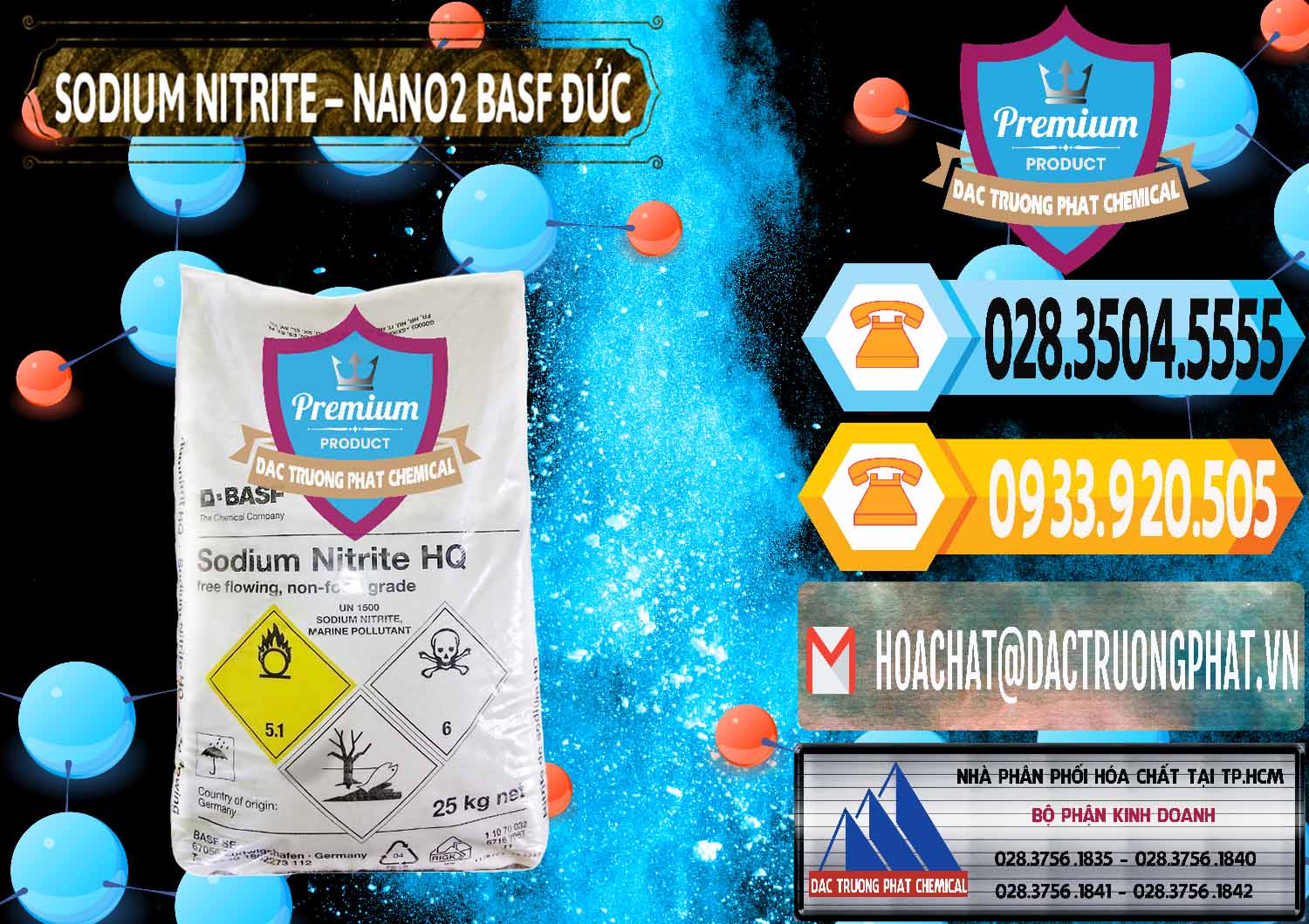 Đơn vị chuyên cung cấp ( bán ) Sodium Nitrite - NANO2 Đức BASF Germany - 0148 - Cty chuyên kinh doanh ( phân phối ) hóa chất tại TP.HCM - hoachattayrua.net