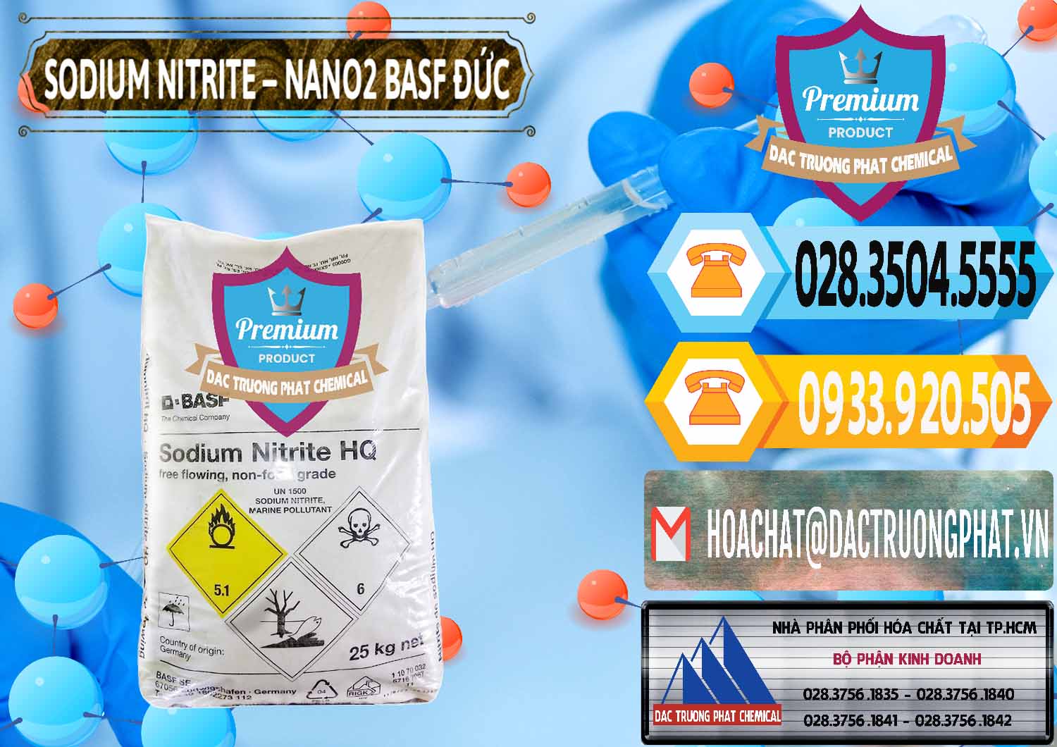 Chuyên bán ( cung cấp ) Sodium Nitrite - NANO2 Đức BASF Germany - 0148 - Nhà nhập khẩu ( cung cấp ) hóa chất tại TP.HCM - hoachattayrua.net