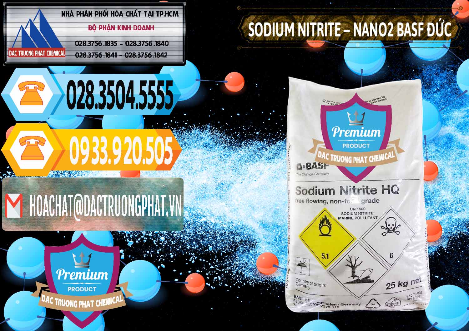 Cty chuyên bán - cung cấp Sodium Nitrite - NANO2 Đức BASF Germany - 0148 - Đơn vị cung cấp & phân phối hóa chất tại TP.HCM - hoachattayrua.net