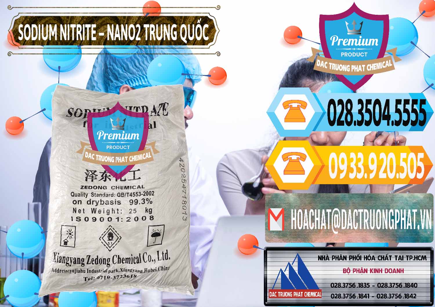 Cty chuyên phân phối - bán Sodium Nitrite - NANO2 Zedong Trung Quốc China - 0149 - Công ty phân phối & cung ứng hóa chất tại TP.HCM - hoachattayrua.net