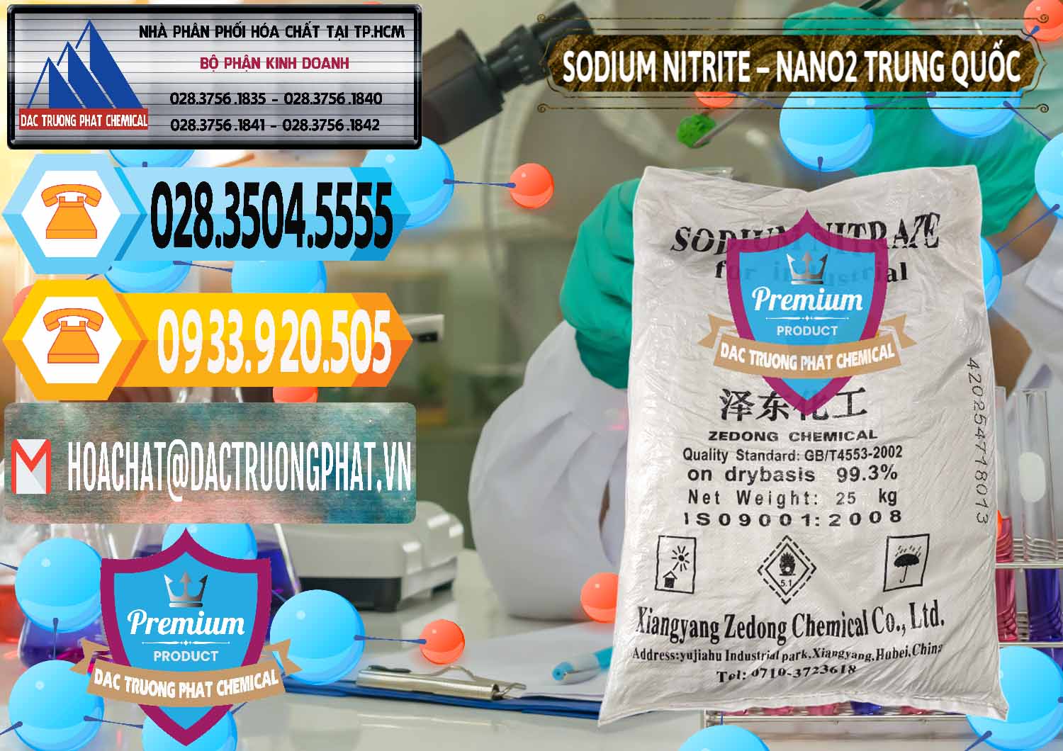 Bán - cung cấp Sodium Nitrite - NANO2 Zedong Trung Quốc China - 0149 - Nơi chuyên nhập khẩu _ cung cấp hóa chất tại TP.HCM - hoachattayrua.net