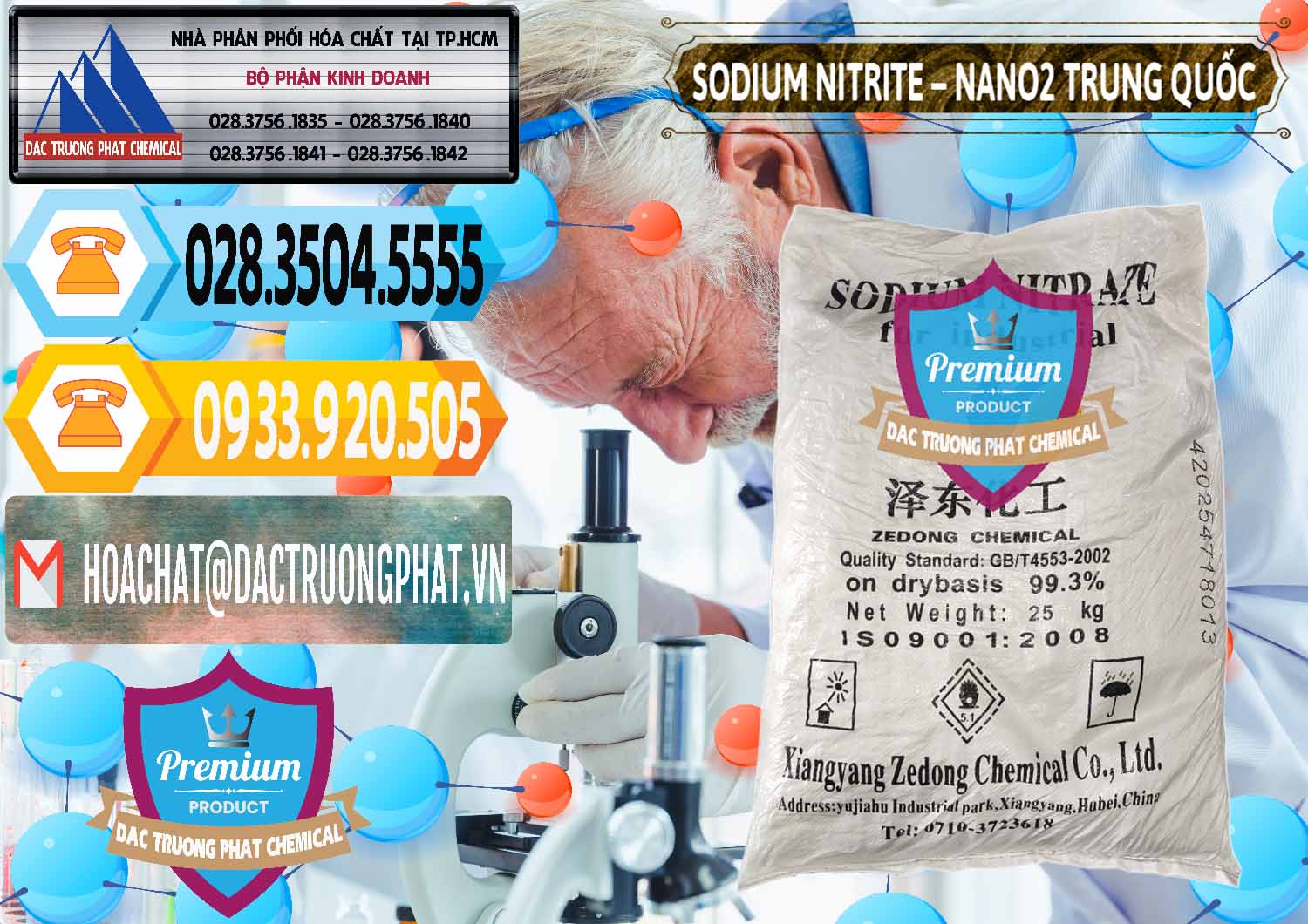 Cty nhập khẩu & bán Sodium Nitrite - NANO2 Zedong Trung Quốc China - 0149 - Đơn vị bán và phân phối hóa chất tại TP.HCM - hoachattayrua.net