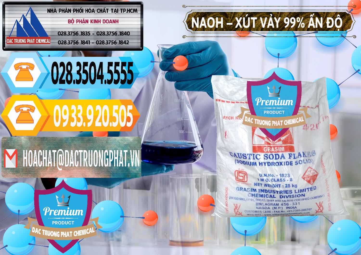 Công ty cung cấp - bán Xút Vảy - NaOH Vảy 99% Aditya Birla Grasim Ấn Độ India - 0171 - Nhà cung cấp ( bán ) hóa chất tại TP.HCM - hoachattayrua.net