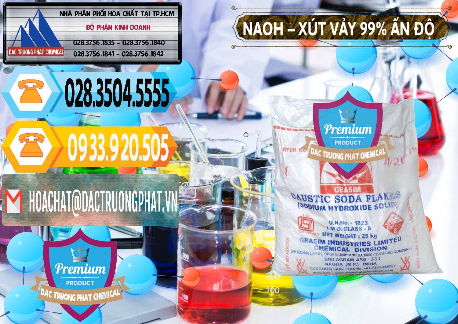 Nơi bán ( cung cấp ) Xút Vảy - NaOH Vảy 99% Aditya Birla Grasim Ấn Độ India - 0171 - Đơn vị cung cấp _ phân phối hóa chất tại TP.HCM - hoachattayrua.net