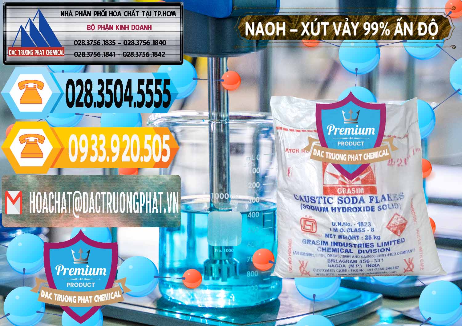 Nơi chuyên cung cấp _ bán Xút Vảy - NaOH Vảy 99% Aditya Birla Grasim Ấn Độ India - 0171 - Phân phối - nhập khẩu hóa chất tại TP.HCM - hoachattayrua.net