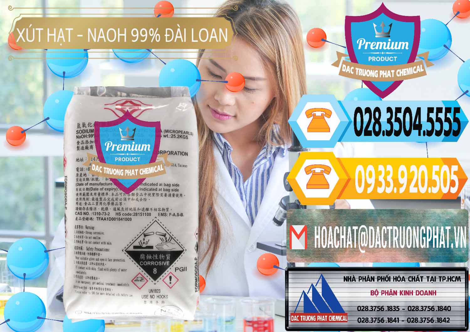Chuyên cung cấp & bán Xút Hạt - NaOH Bột 99% Đài Loan Taiwan Formosa - 0167 - Cty cung cấp ( nhập khẩu ) hóa chất tại TP.HCM - hoachattayrua.net