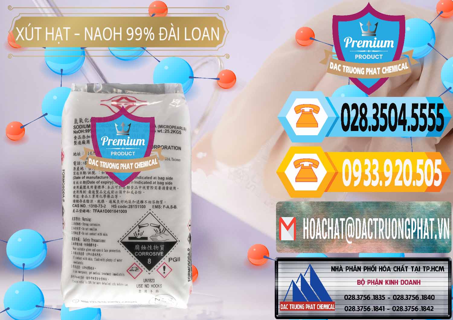 Nơi bán và phân phối Xút Hạt - NaOH Bột 99% Đài Loan Taiwan Formosa - 0167 - Chuyên bán và cung cấp hóa chất tại TP.HCM - hoachattayrua.net