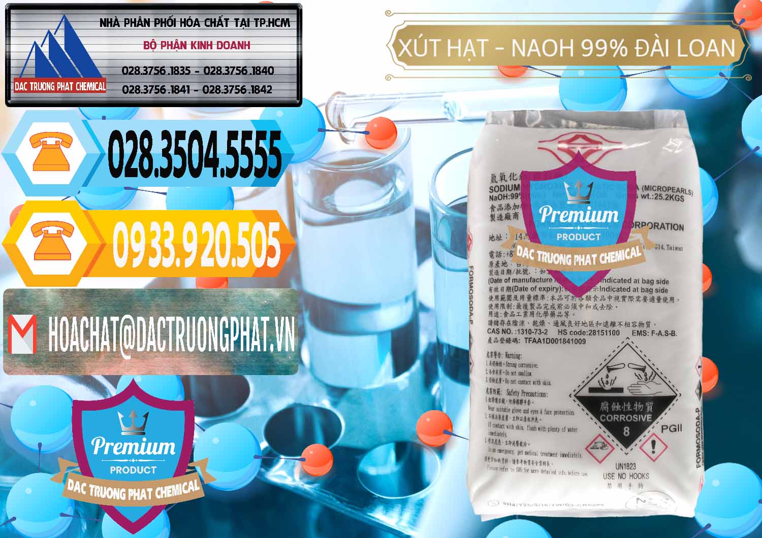 Chuyên phân phối và bán Xút Hạt - NaOH Bột 99% Đài Loan Taiwan Formosa - 0167 - Cty phân phối - cung cấp hóa chất tại TP.HCM - hoachattayrua.net
