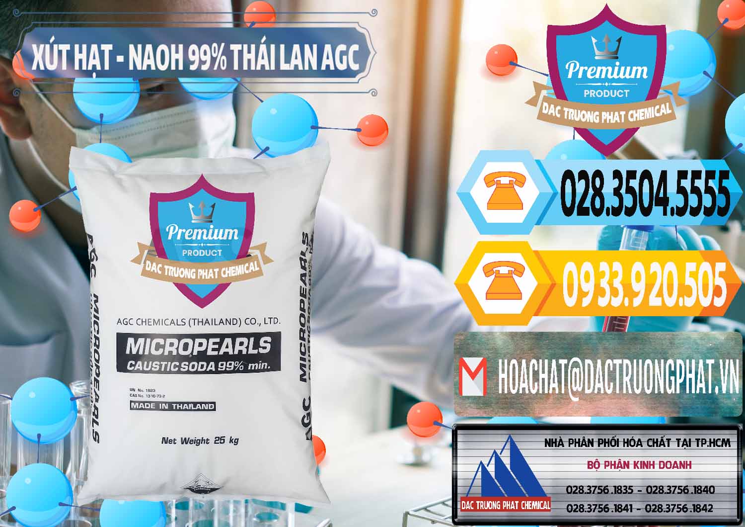Công ty kinh doanh _ bán Xút Hạt - NaOH Bột 99% AGC Thái Lan - 0168 - Nhà phân phối & cung cấp hóa chất tại TP.HCM - hoachattayrua.net