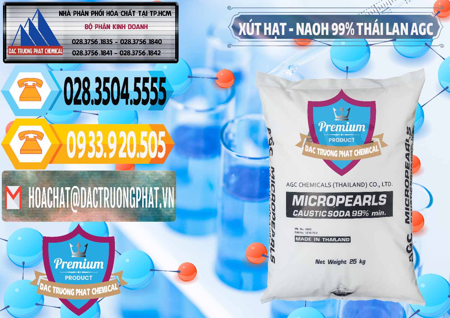 Chuyên bán _ phân phối Xút Hạt - NaOH Bột 99% AGC Thái Lan - 0168 - Đơn vị chuyên phân phối & bán hóa chất tại TP.HCM - hoachattayrua.net