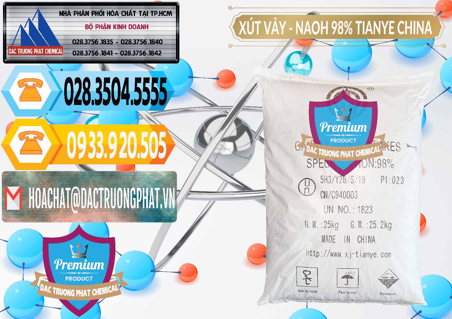 Đơn vị chuyên cung ứng _ bán Xút Vảy - NaOH Vảy 98% Tianye Trung Quốc China - 0177 - Nhà phân phối - cung cấp hóa chất tại TP.HCM - hoachattayrua.net