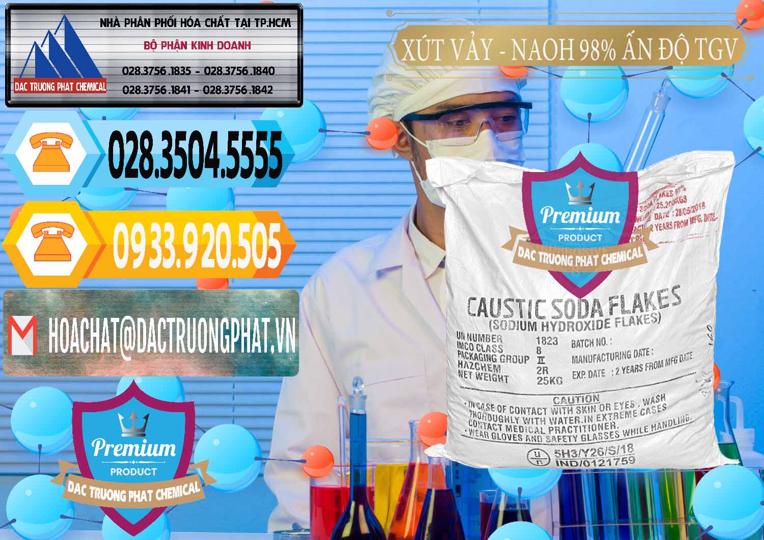 Công ty cung cấp « bán Xút Vảy × Hiđroxit Natri Dạng Rắn 98% TGV Ấn Độ India Cung cấp - bán Xút Vảy - NaOH Vảy 98% TGV Ấn Độ India - 0169 - Công ty cung cấp ( kinh doanh ) hóa chất tại TP.HCM - hoachattayrua.net