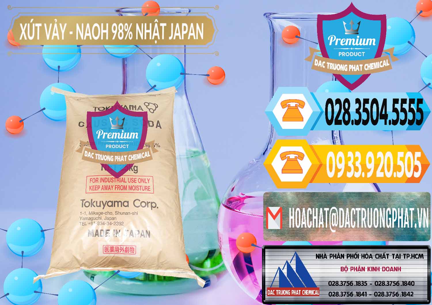 Cty chuyên phân phối và bán Xút Vảy - NaOH Vảy 98% Tokuyama Nhật Bản Japan - 0173 - Cty bán và phân phối hóa chất tại TP.HCM - hoachattayrua.net