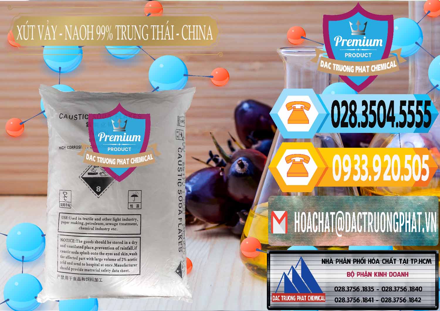 Công ty chuyên cung cấp và bán Xút Vảy - NaOH Vảy 99% Trung Thái China Trung Quốc - 0176 - Công ty chuyên kinh doanh _ phân phối hóa chất tại TP.HCM - hoachattayrua.net