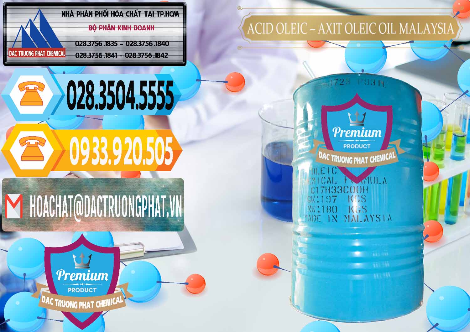 Nơi kinh doanh - bán Acid Oleic – Axit Oleic Oil Malaysia - 0013 - Nhà phân phối & cung cấp hóa chất tại TP.HCM - hoachattayrua.net