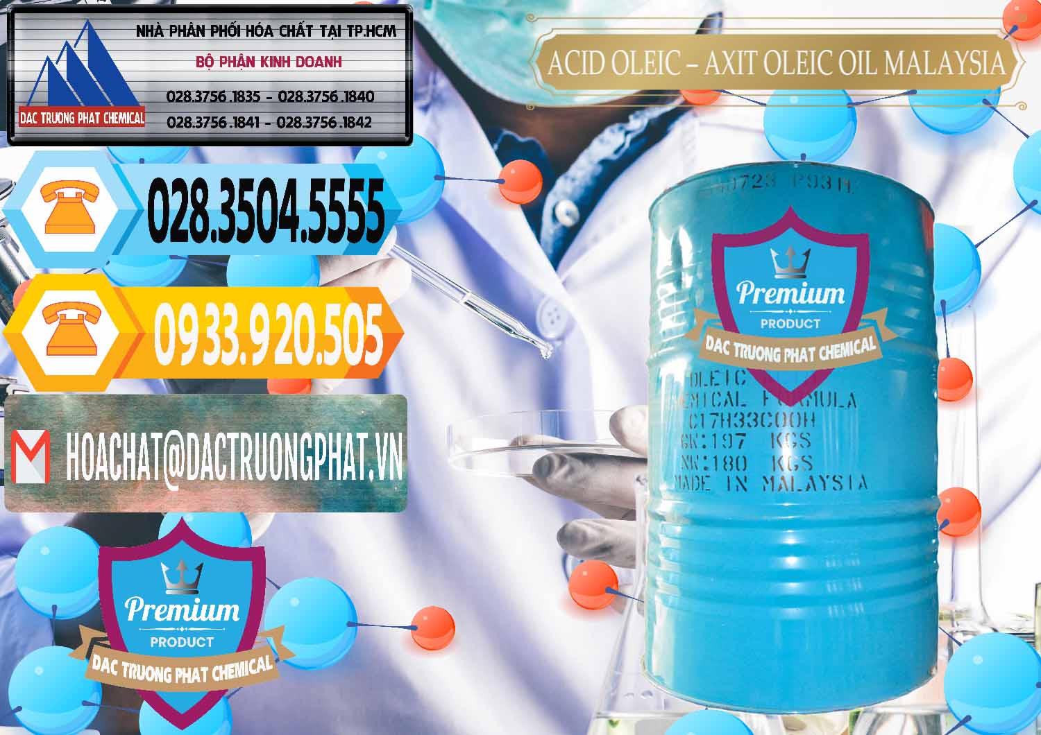 Đơn vị bán và cung ứng Acid Oleic – Axit Oleic Oil Malaysia - 0013 - Chuyên cung ứng - phân phối hóa chất tại TP.HCM - hoachattayrua.net