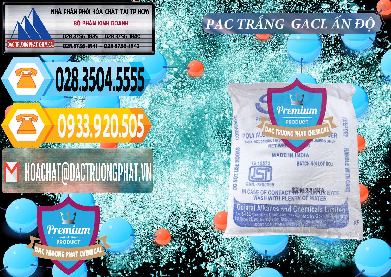 Chuyên kinh doanh _ bán PAC - Polyaluminium Chloride Trắng GACL Ấn Độ India - 0266 - Cty nhập khẩu - cung cấp hóa chất tại TP.HCM - hoachattayrua.net