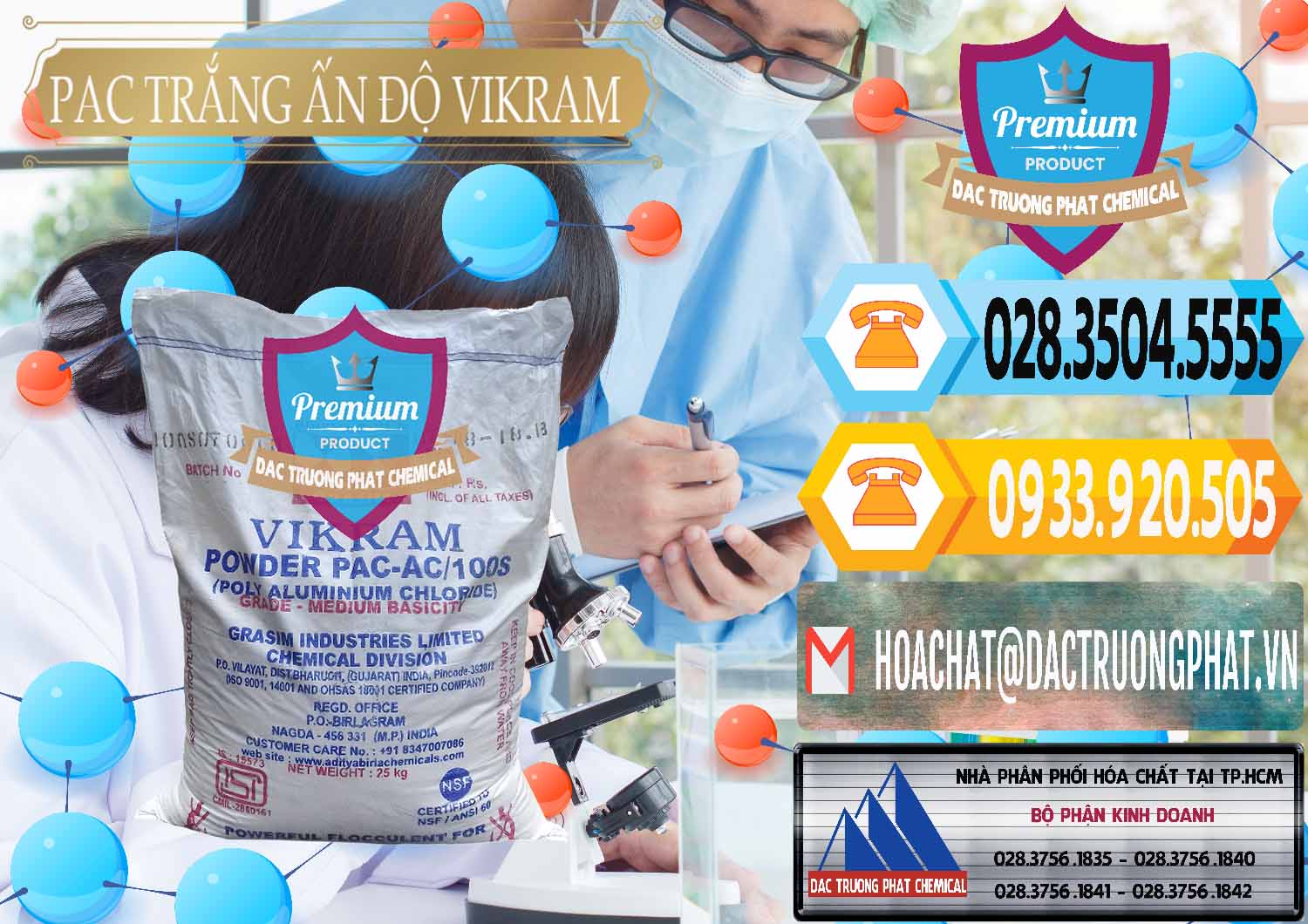PAC - Polyaluminium Chloride Ấn Độ India Vikram Nơi chuyên kinh doanh & bán PAC - Polyaluminium Chloride Ấn Độ India Vikram - 0120 - Đơn vị chuyên cung cấp & kinh doanh hóa chất tại TP.HCM - hoachattayrua.net