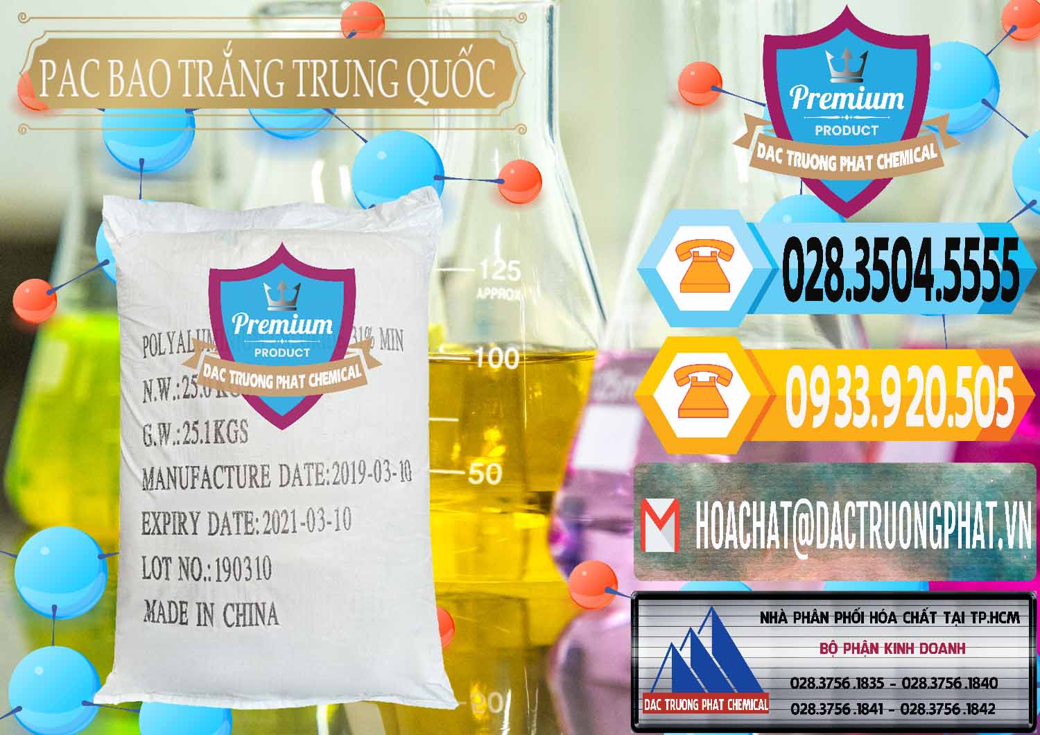 PAC - Polyaluminium Chloride Bao Trắng Trung Quốc China Cty bán & cung cấp PAC - Polyaluminium Chloride Bao Trắng Trung Quốc China - 0108 - Nhập khẩu và phân phối hóa chất tại TP.HCM - hoachattayrua.net