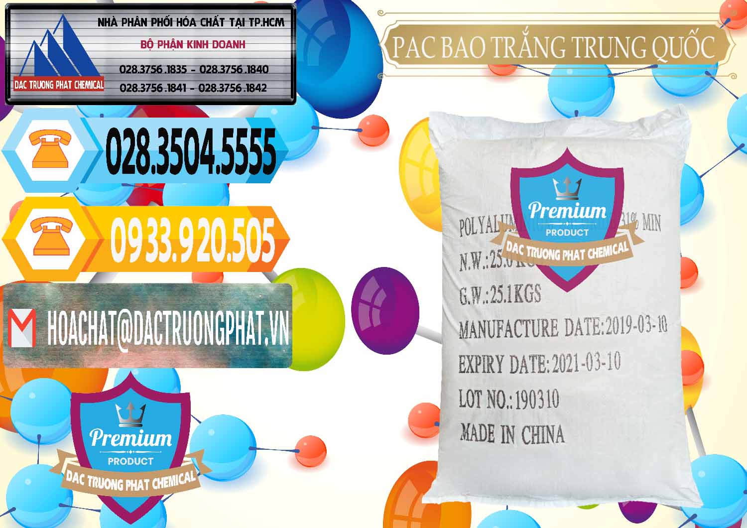 PAC - Polyaluminium Chloride Bao Trắng Trung Quốc China Cty chuyên phân phối _ bán PAC - Polyaluminium Chloride Bao Trắng Trung Quốc China - 0108 - Công ty cung cấp - phân phối hóa chất tại TP.HCM - hoachattayrua.net
