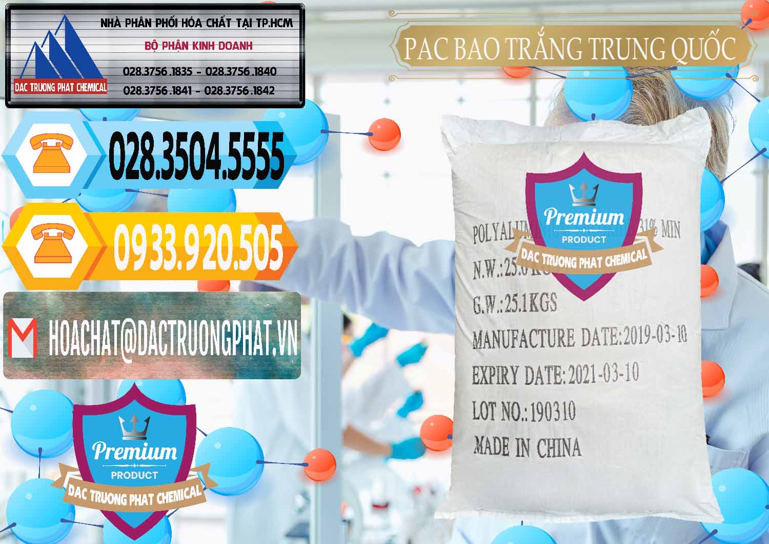 PAC - Polyaluminium Chloride Bao Trắng Trung Quốc China Đơn vị kinh doanh ( bán ) PAC - Polyaluminium Chloride Bao Trắng Trung Quốc China - 0108 - Đơn vị chuyên phân phối _ cung ứng hóa chất tại TP.HCM - hoachattayrua.net