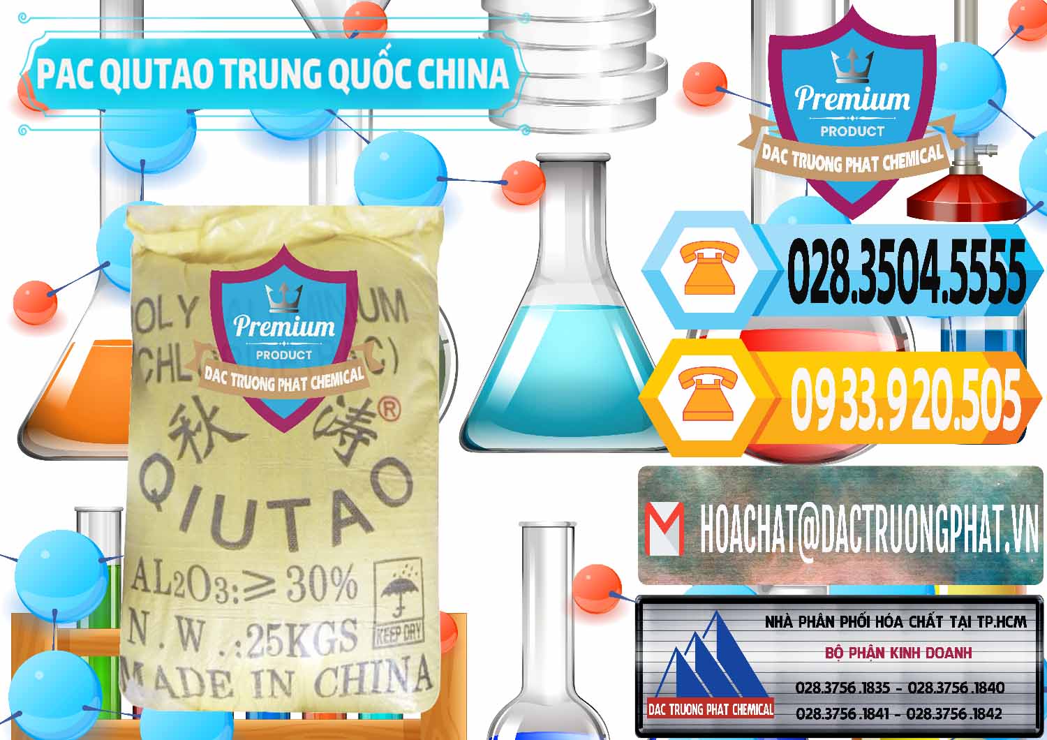Công ty chuyên nhập khẩu - bán PAC - Polyaluminium Chloride Qiutao Trung Quốc China - 0267 - Công ty chuyên phân phối & cung ứng hóa chất tại TP.HCM - hoachattayrua.net