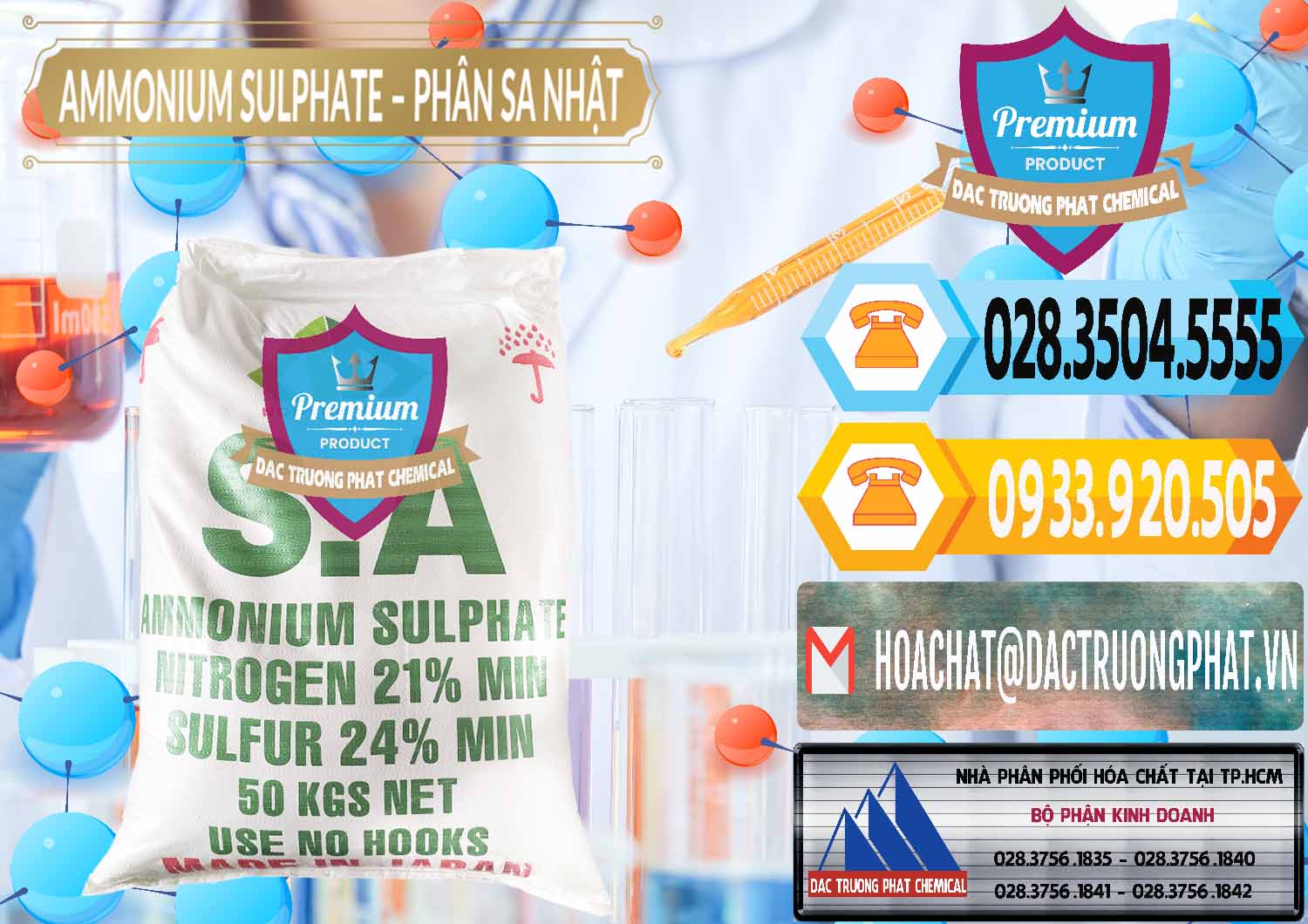 Cung cấp & bán Ammonium Sulphate – Phân Sa Nhật Japan - 0023 - Đơn vị chuyên phân phối _ nhập khẩu hóa chất tại TP.HCM - hoachattayrua.net