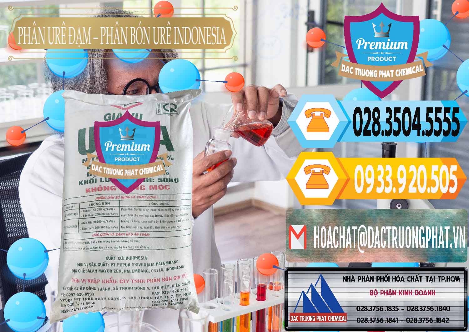 Đơn vị phân phối ( bán ) Phân Urê Đạm – Phân Bón Urê Indonesia - 0194 - Nơi cung cấp và kinh doanh hóa chất tại TP.HCM - hoachattayrua.net