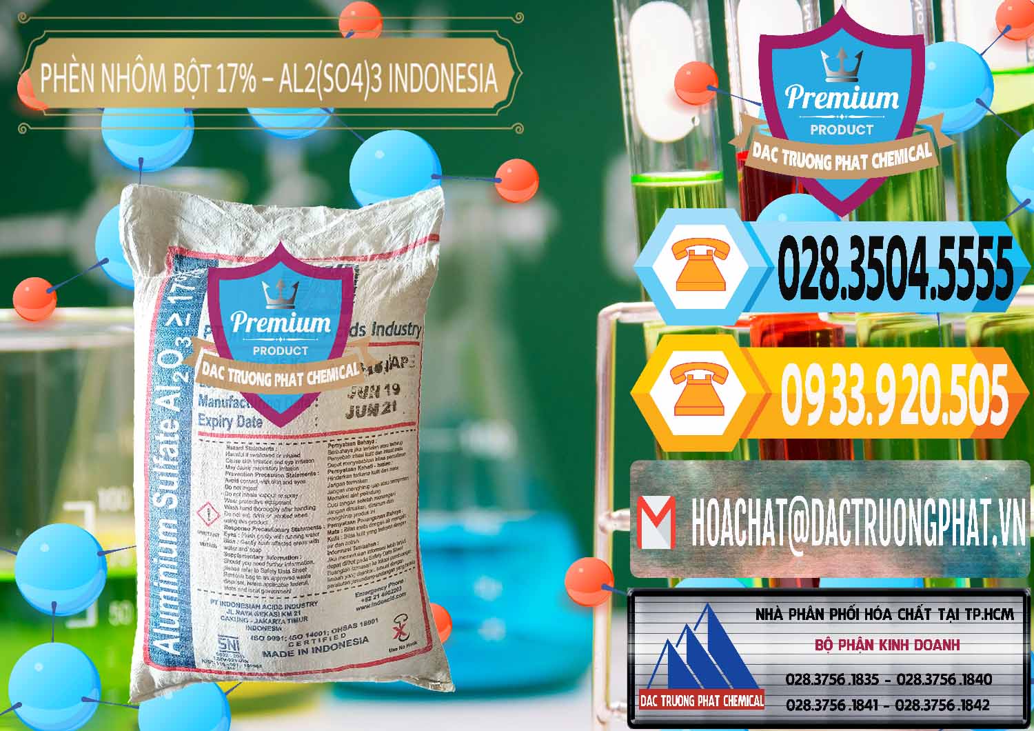 Công ty chuyên phân phối & bán Phèn Nhôm Bột - Al2(SO4)3 17% bao 25kg Indonesia - 0114 - Công ty phân phối & cung cấp hóa chất tại TP.HCM - hoachattayrua.net