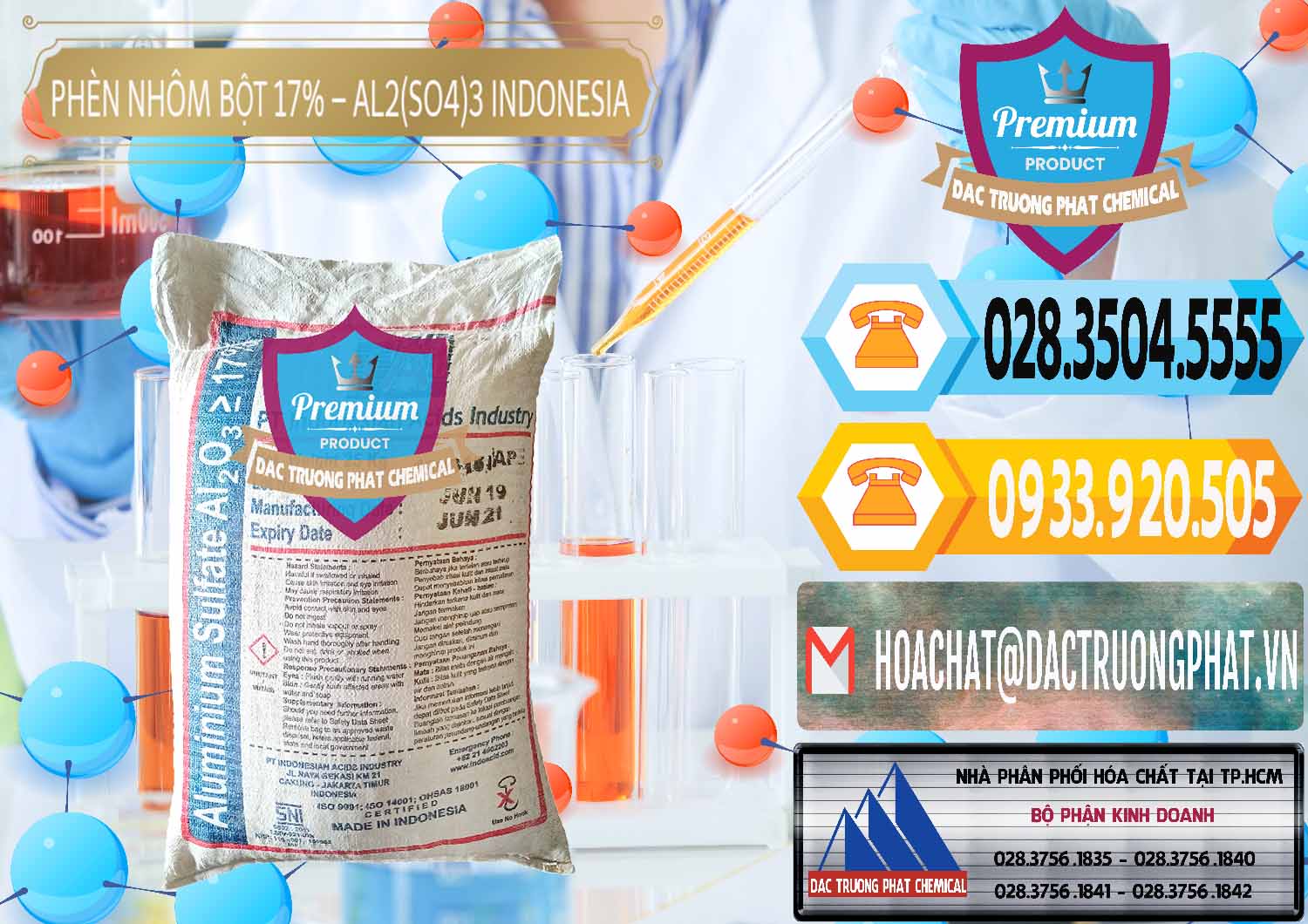 Đơn vị chuyên nhập khẩu và bán Phèn Nhôm Bột - Al2(SO4)3 17% bao 25kg Indonesia - 0114 - Công ty chuyên nhập khẩu ( cung cấp ) hóa chất tại TP.HCM - hoachattayrua.net