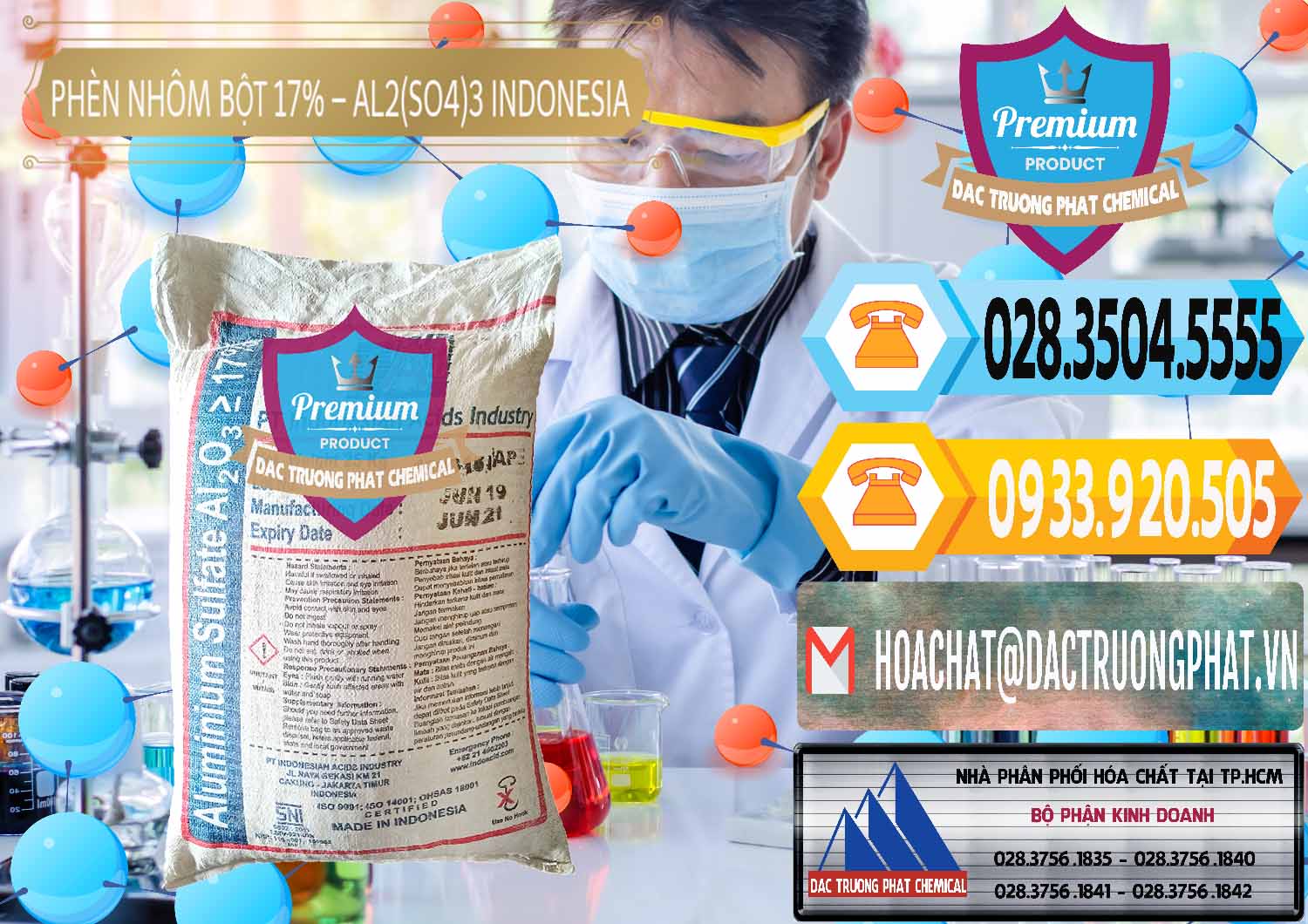 Chuyên bán & cung ứng Phèn Nhôm Bột - Al2(SO4)3 17% bao 25kg Indonesia - 0114 - Bán & cung cấp hóa chất tại TP.HCM - hoachattayrua.net