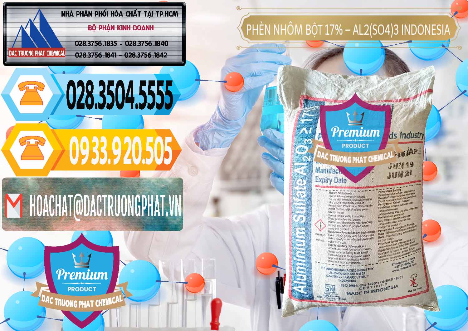 Công ty cung cấp _ bán Phèn Nhôm Bột - Al2(SO4)3 17% bao 25kg Indonesia - 0114 - Công ty chuyên nhập khẩu - phân phối hóa chất tại TP.HCM - hoachattayrua.net