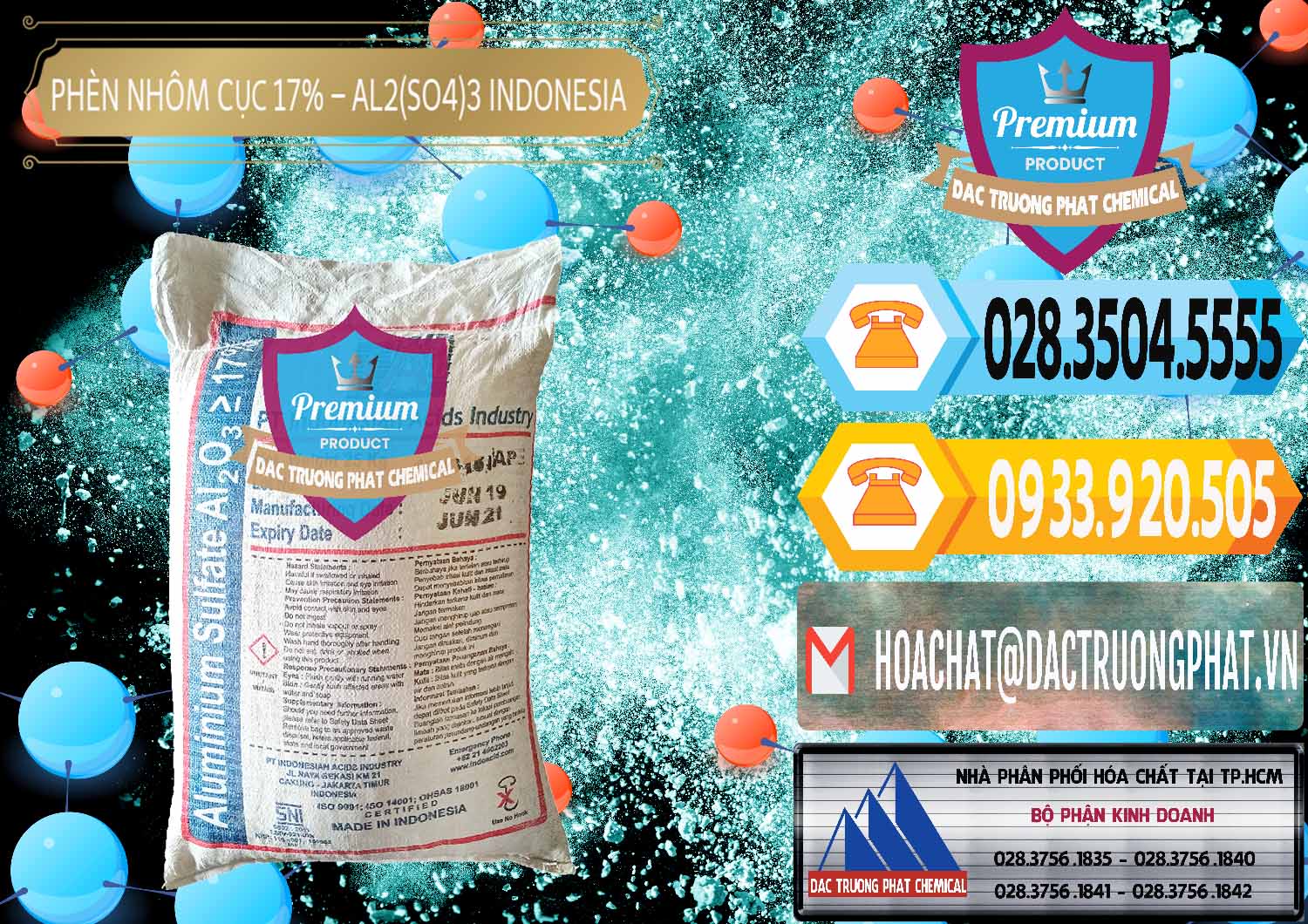 Cty chuyên kinh doanh và bán Phèn Nhôm Cục - Al2(SO4)3 17% bao 25kg Indonesia - 0115 - Nhà phân phối - cung ứng hóa chất tại TP.HCM - hoachattayrua.net