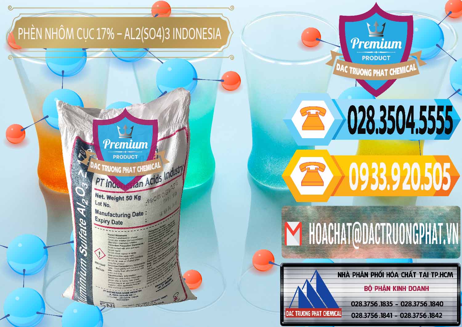 Đơn vị cung cấp và bán Phèn Nhôm Cục - Al2(SO4)3 17% bao 50kg Indonesia - 0113 - Kinh doanh và phân phối hóa chất tại TP.HCM - hoachattayrua.net
